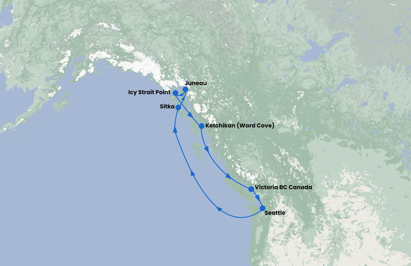 Seattle stay with Alaskan Cruise onboard Norwegian Bliss